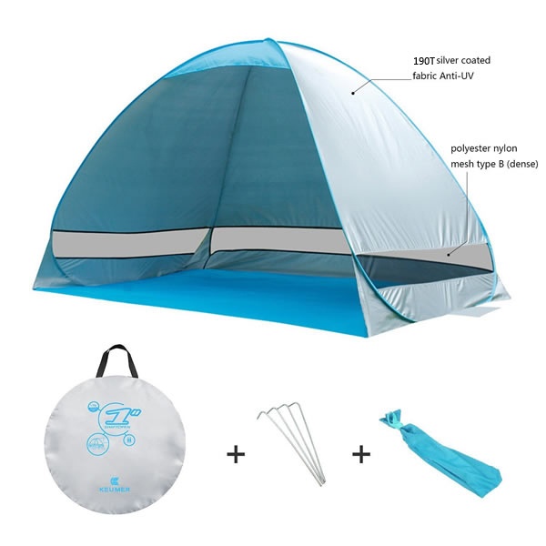 2-3 Person Portable Beach Tent