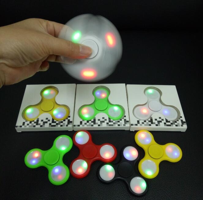 LED Flashing Fidget Spinners with Switch