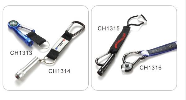 Laser Engraved Carabiner Custom Trim Key Fob