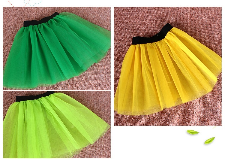 Children Dress Up Clothes 3-layered Tulle Tutu Skirt Children Dress Up Clothes 3-layered Tulle Tutu Skirt