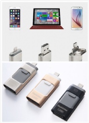 3 in 1 IOS/Android/PC OTG Mobile Phone USB Flash Drive