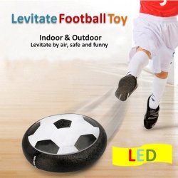 Kids Toy Gifts LED Soccer Ball Air Power Soccer with Foam Bumpers Floating Football For Indoor Outdoor