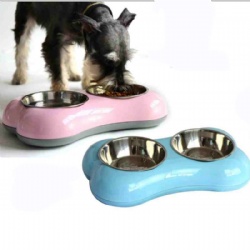 Bones Shape Dog Pet Food Bowls