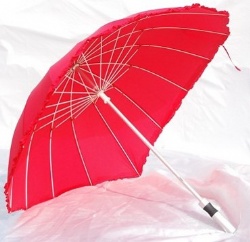 16K manual Heart-shaped umbrella