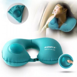 U Shape Inflatable Neck Travel Pillow