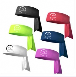 Stretch Breathable Tie Hairband Ponytail Tennis Headband