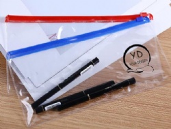 Clear PVC Zipped Pencil Case Pouch