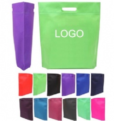 Non Woven Cut-Out Handle Tote Bags with Custom Logo