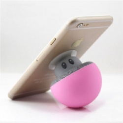Silicone Mushroom Shape Waterproof Sucker Bluetooth Speaker