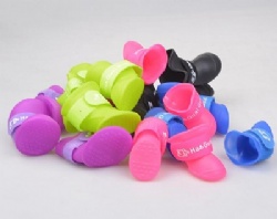 Waterproof Dog Rain Boots with Candy Colors